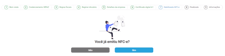 Número de série e número sequencial da NFC-e